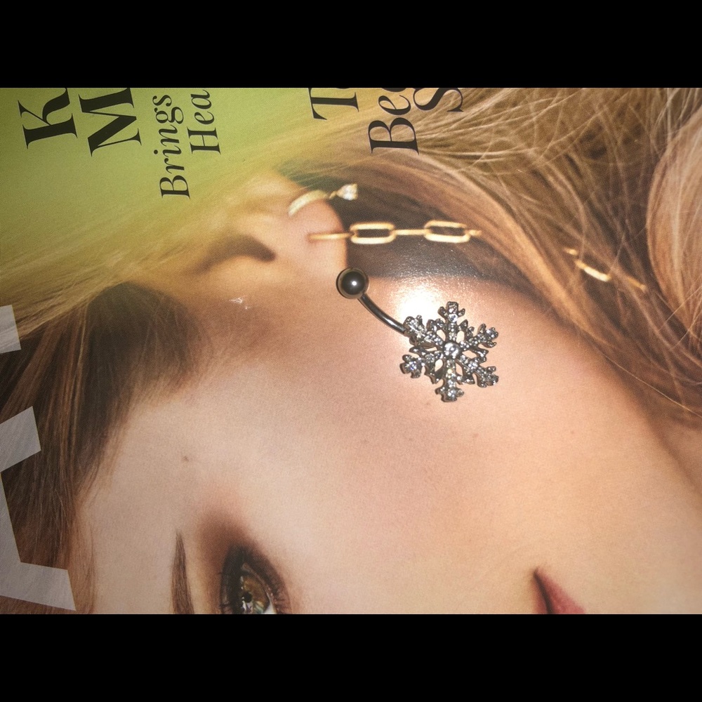 Stearling Silver Belly Ring